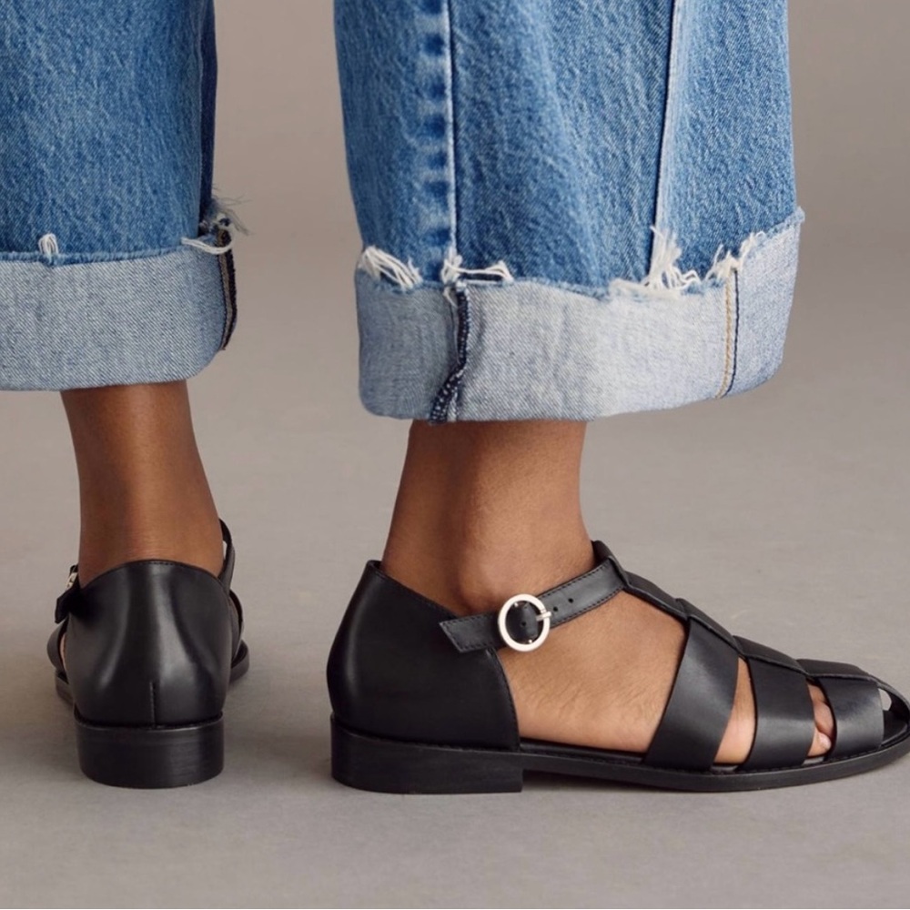 The Maris Fisherman Sandals by Pilcro for Anthropologie